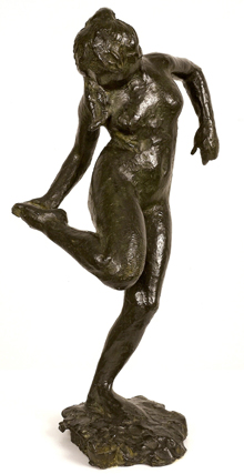 Edgar Degas, Danseuse regardant la plante de son pied droit